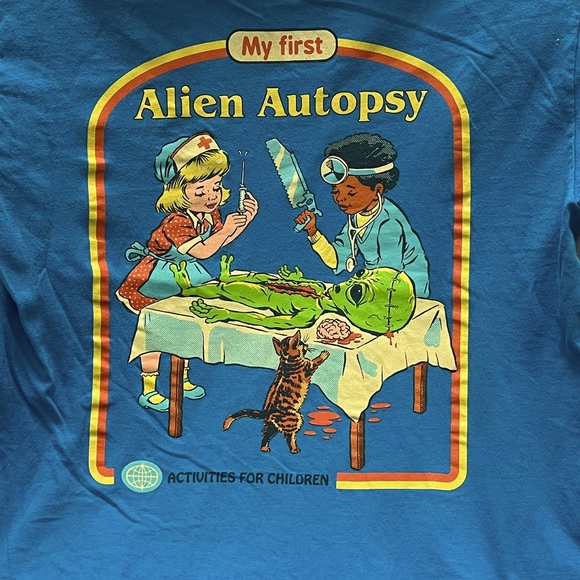 Steven Rhodes Other - 💠🌈✨ Steven Rhodes Vintage T-Shirt ALIEN AUTOPSY  medium ✨